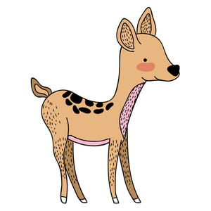 300x300 Deer Drawing Royalty Free Vectors
