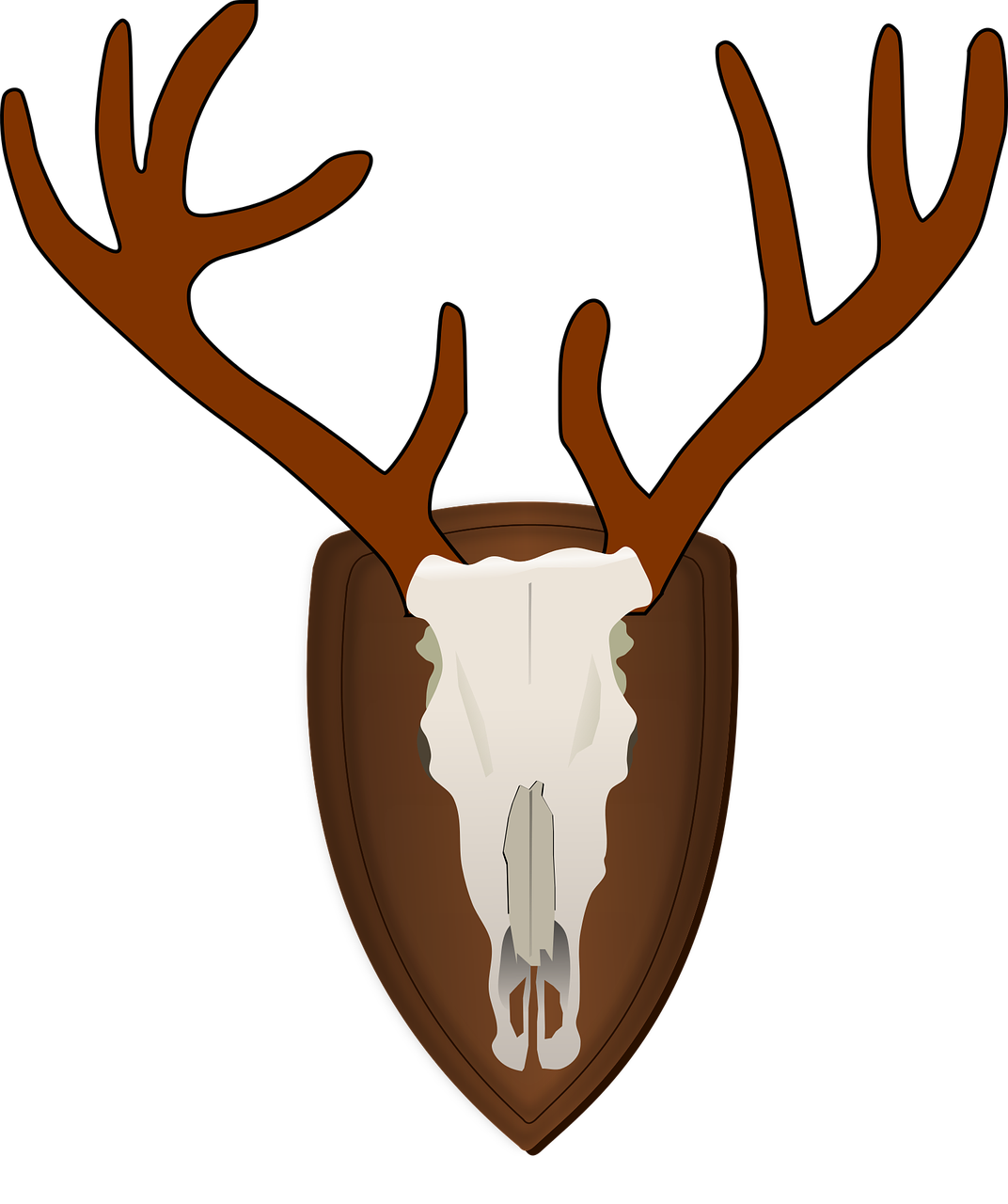 1072x1280 Stag Vector Drawing Transparent Png Clipart Free Download