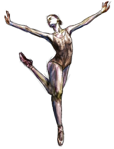 400x521 Ballerina Painting Tumblr