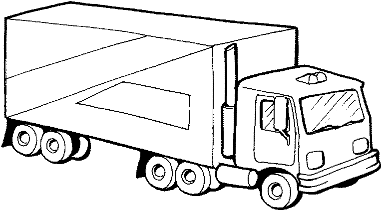 765x423 delivery truck trucks coloring pages truck coloring pages