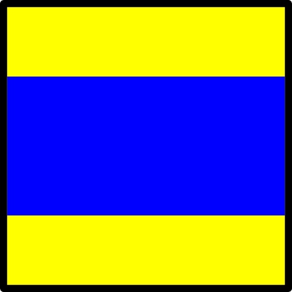 600x600 Signal Flag Delta Clip Art Free Vector In Open Office Drawing