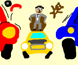 300x250 Mr Bean In A Demolition Derby