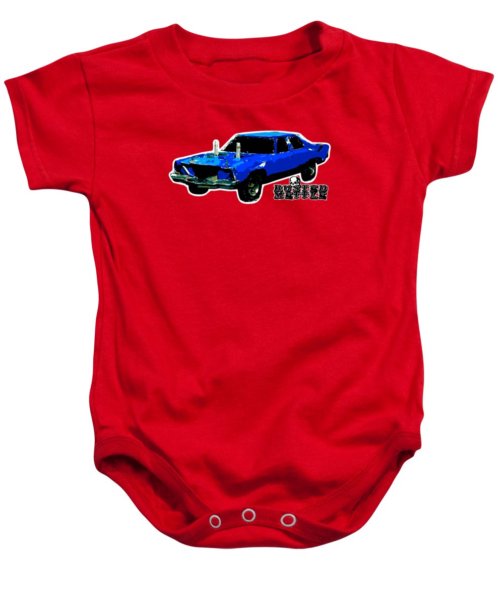 1000x1200 Blue Demo Derby Car Onesie For Sale