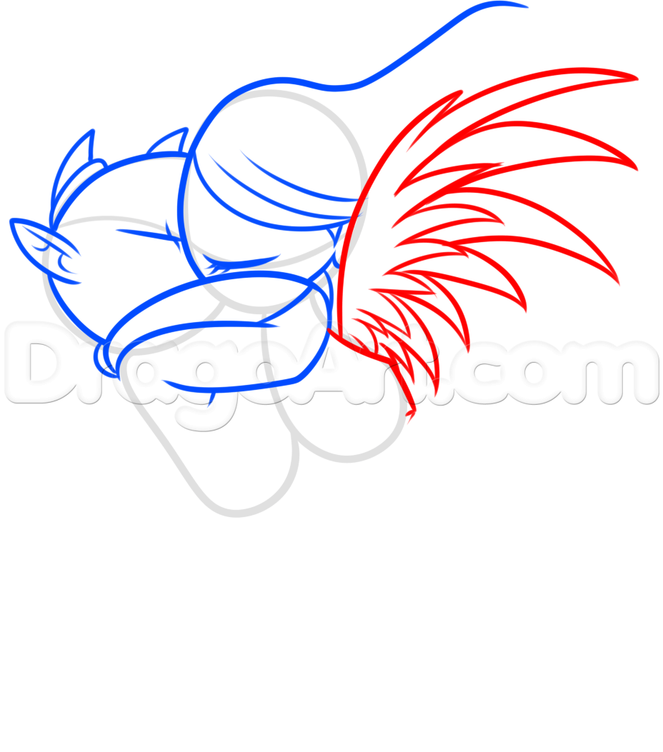 928x1053 How To Draw Demon And Angel Love, Step