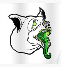 210x230 Dog Demon Drawing Posters Redbubble