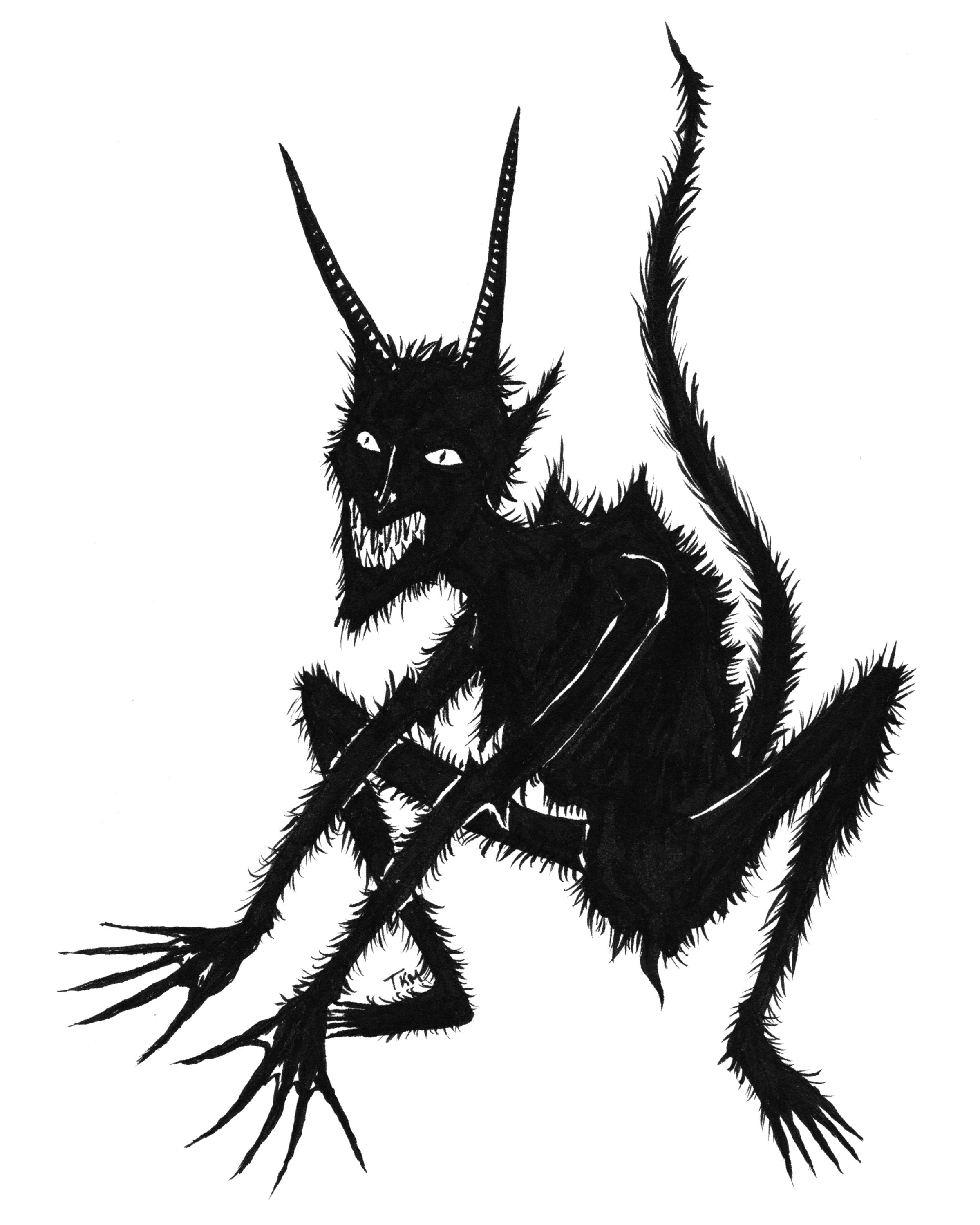 2398x2997 Shadow Demon Etsy