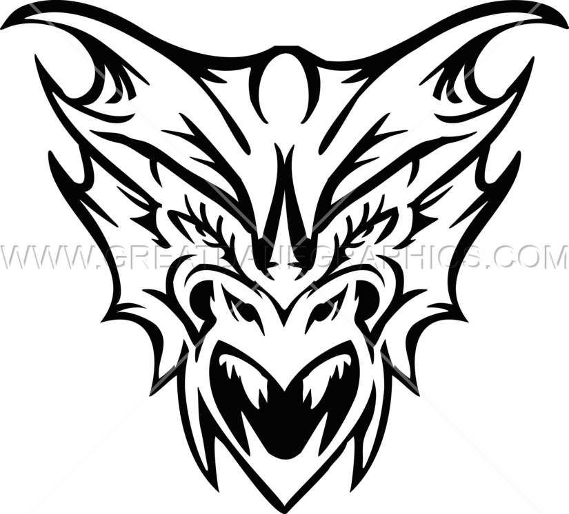 825x746 Demon Dragon Production Ready Artwork For T Shirt Printing