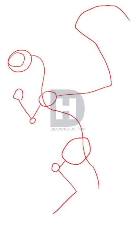 441x720 How To Draw A Simple Dragon, Step