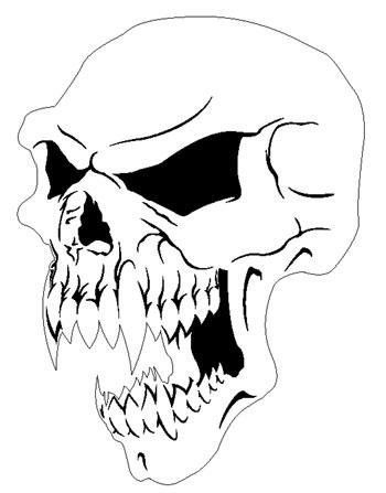350x447 Demon Skull Tattoo Designs