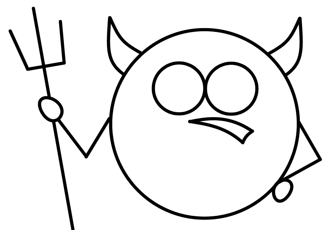 1064x732 Demon Drawing Cartoon For Free Download