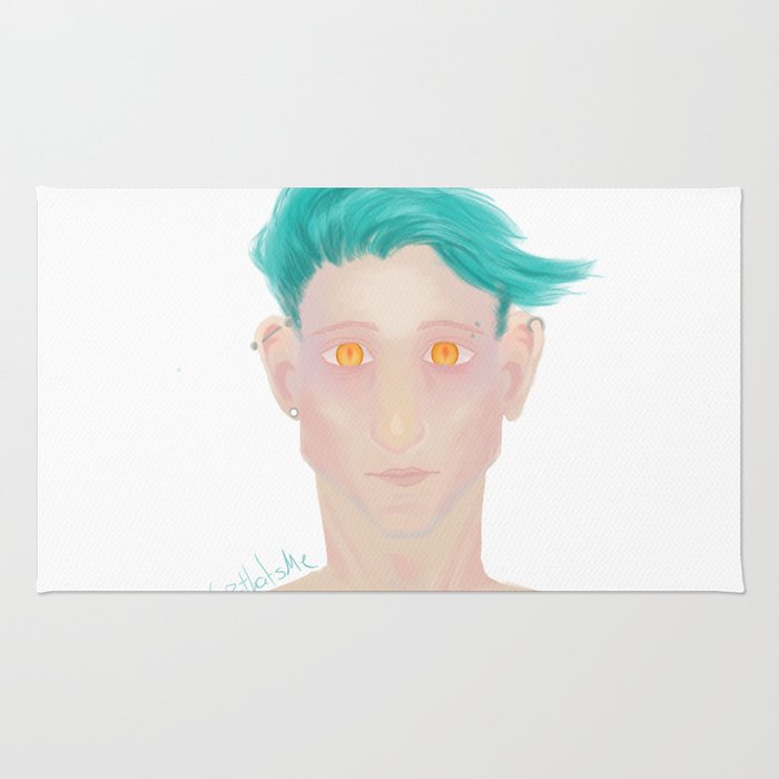 700x700 Demon Eyes Rug