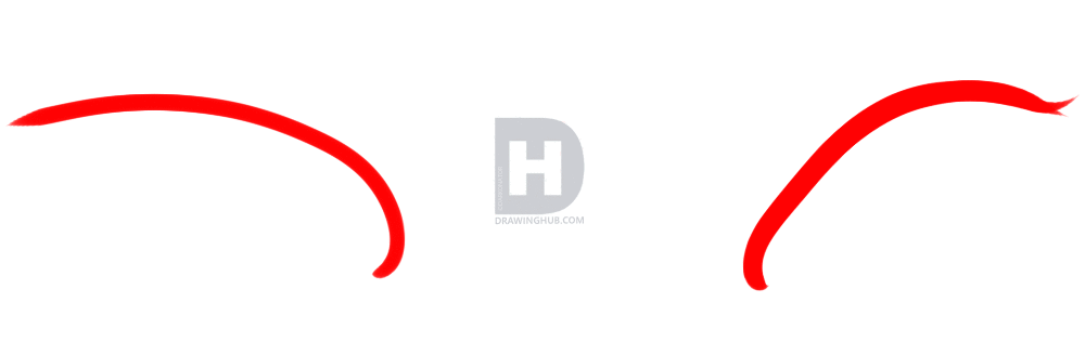 1000x328 How To Draw Demon Eyes, Step