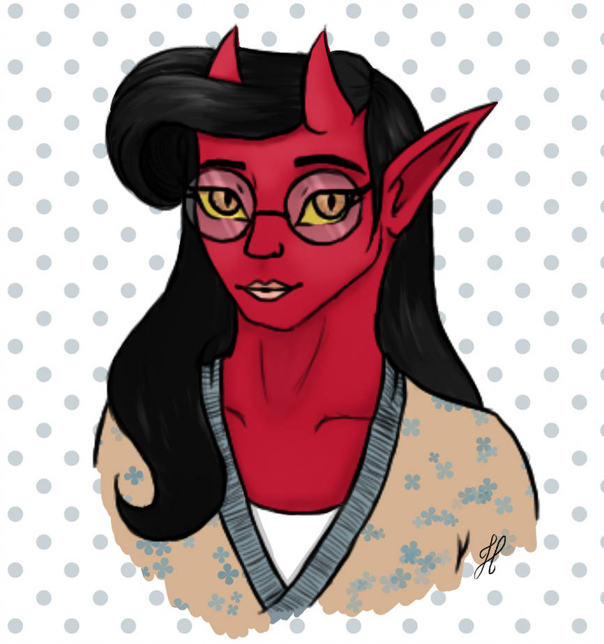 Demon Girl Drawing | Free download on ClipArtMag