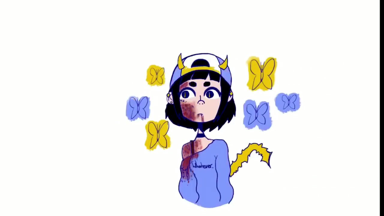 1280x720 Speed Drawing Demon Girl