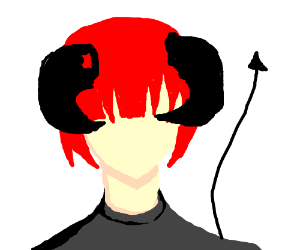 300x250 Sad Anime Demon Girl