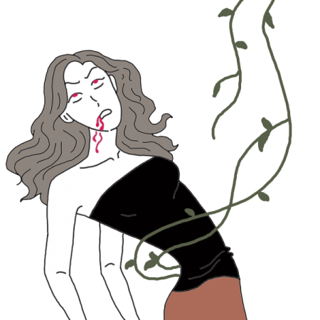 450x450 Collection Of Free Demon Drawing Woman Download On Ui Ex