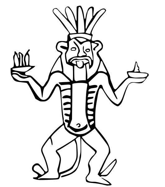 531x601 Demon Drawing Egyptian For Free Download