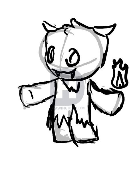 480x640 How To Draw A Chibi Demon, Step