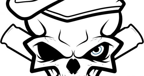 471x250 Badass Weed Drawings Demon Ideas Simple Gangster Devil Owl