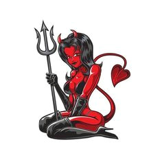 236x236 Drawing Devil Girl Best Devil Girl Tattoo Images Drawings Devil