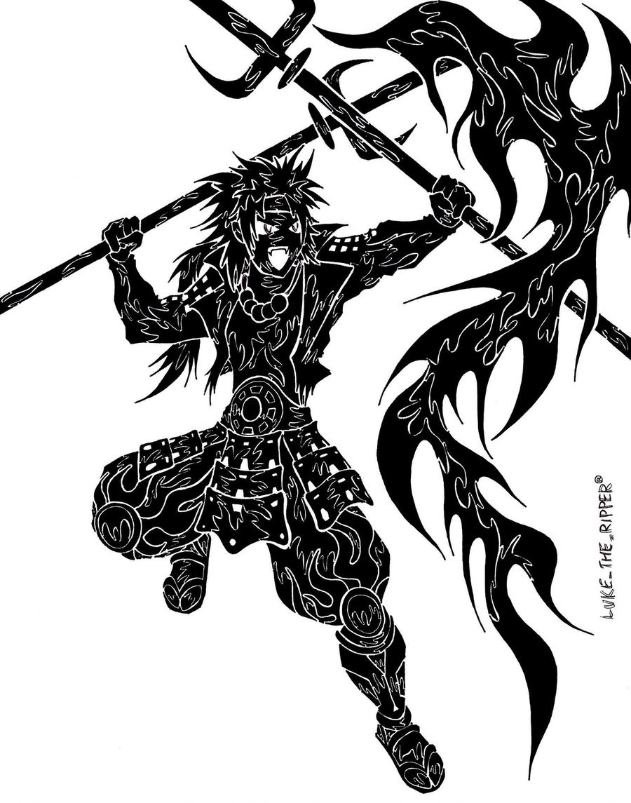 900x1145 Crimson Demon Of War