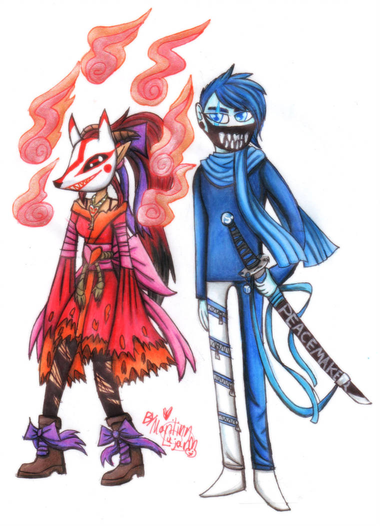 760x1052 Demon And Warrior