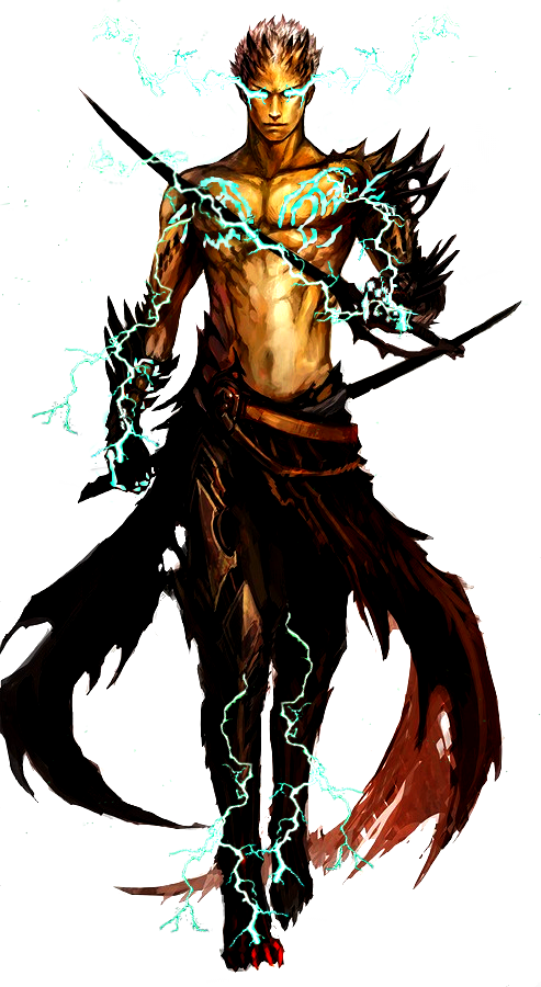 493x900 Une Autre Version Du Demon De Foudre Avec Juste Les Marque Qui