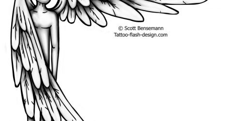 471x250 Simple Guardian Angel Drawing And Devil Wings Demons I Fertility