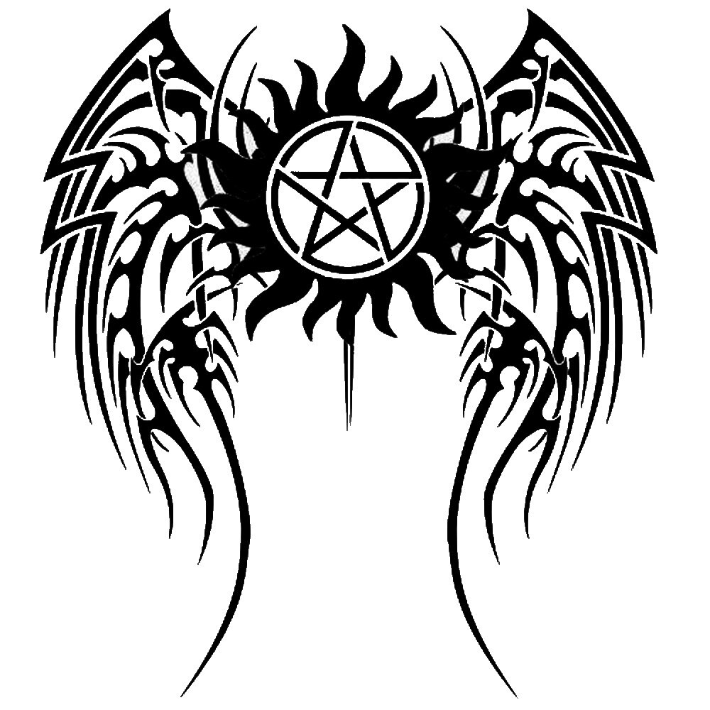 1000x1000 Supernatural Anti Possession Demon Wings