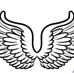 250x250 wings drawing easy demon bts butterfly angel tattoo reference art