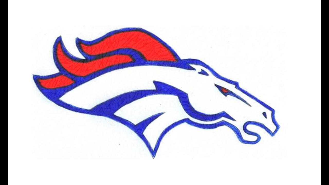 1280x720 How To Draw The Denver Broncos Logo