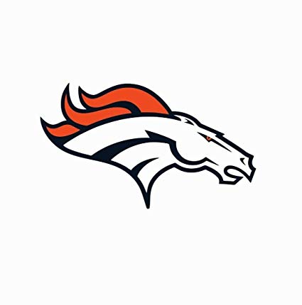 425x430 Denver Broncos Nfl Football Color Logo Sports Decal