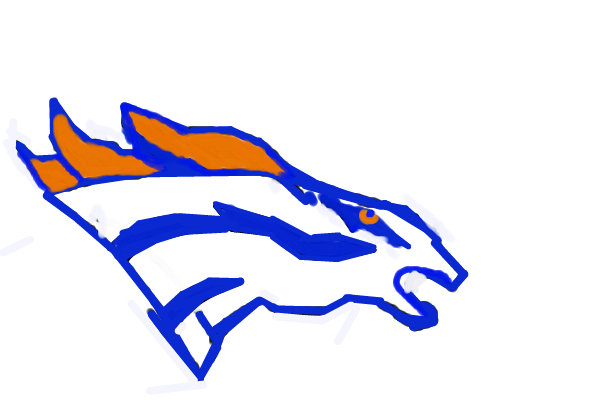 600x400 Denver Broncos A Sports Speedpaint Drawing