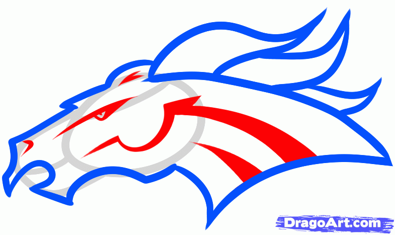 785x467 Step How To Draw The Denver Broncos