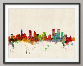 340x270 Denver Skyline Etsy