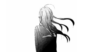 320x180 Sad Anime Girl Quotes Wallpaper