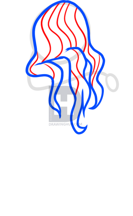 443x720 How To Draw A Girl Crying, Step