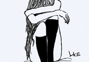 300x210 Drawing For Sad Girl Crying Girl