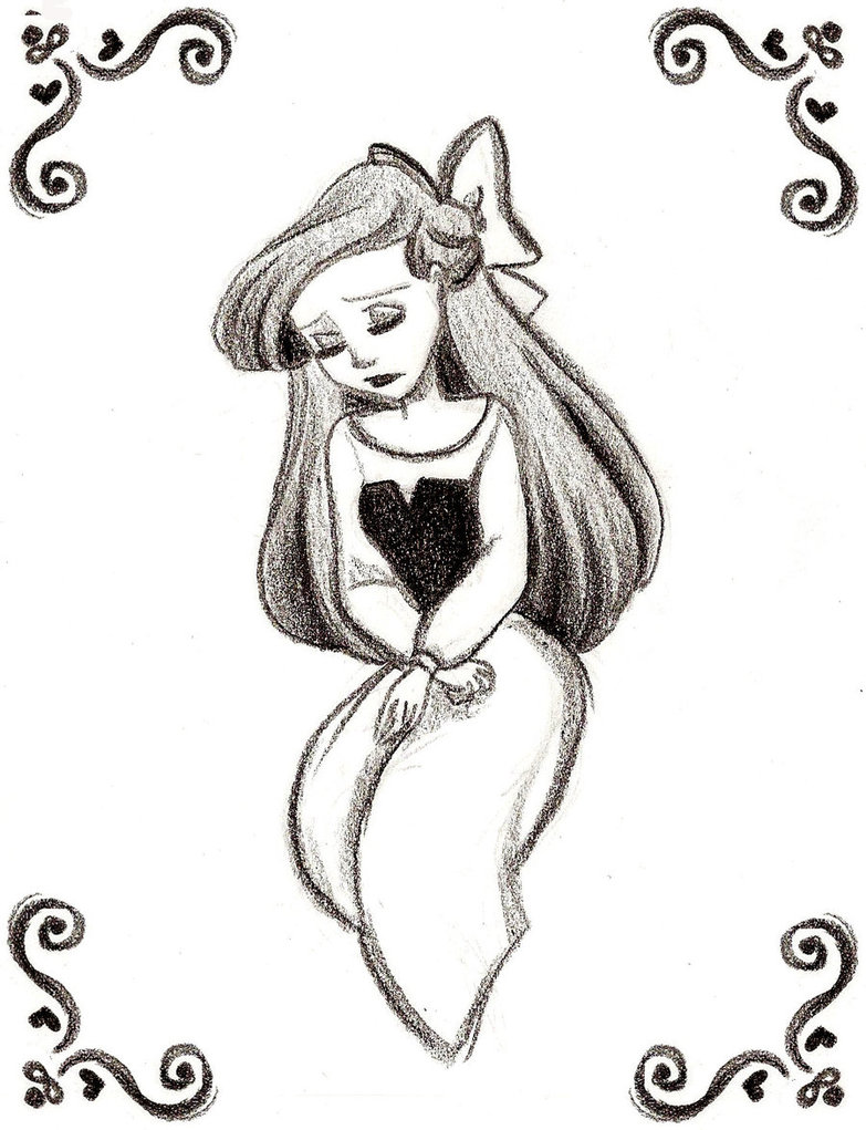 783x1021 Ariel Drawing Sad For Free Download