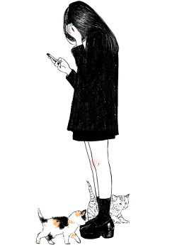 250x345 Photos Black And White Sad Girl Drawing