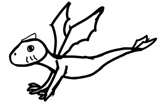 560x367 Drawing Of Another Dragon Species