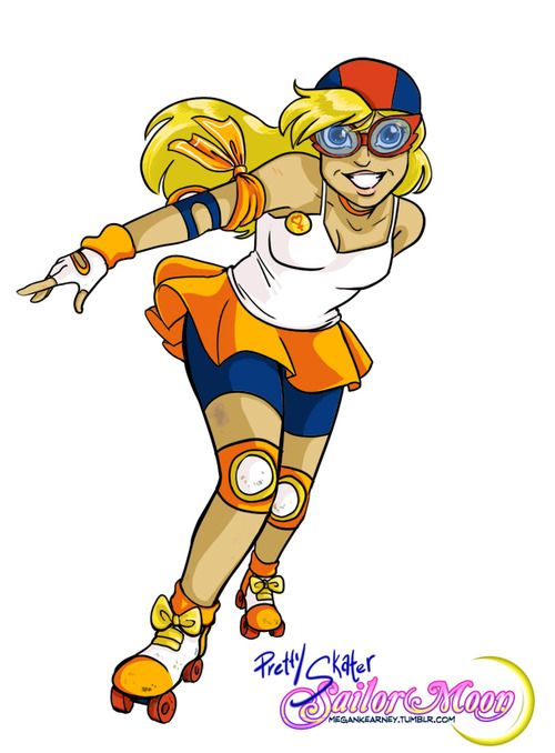 500x678 Megankearney I Had So Much Fun Drawing Roller Derby Sailor Moon