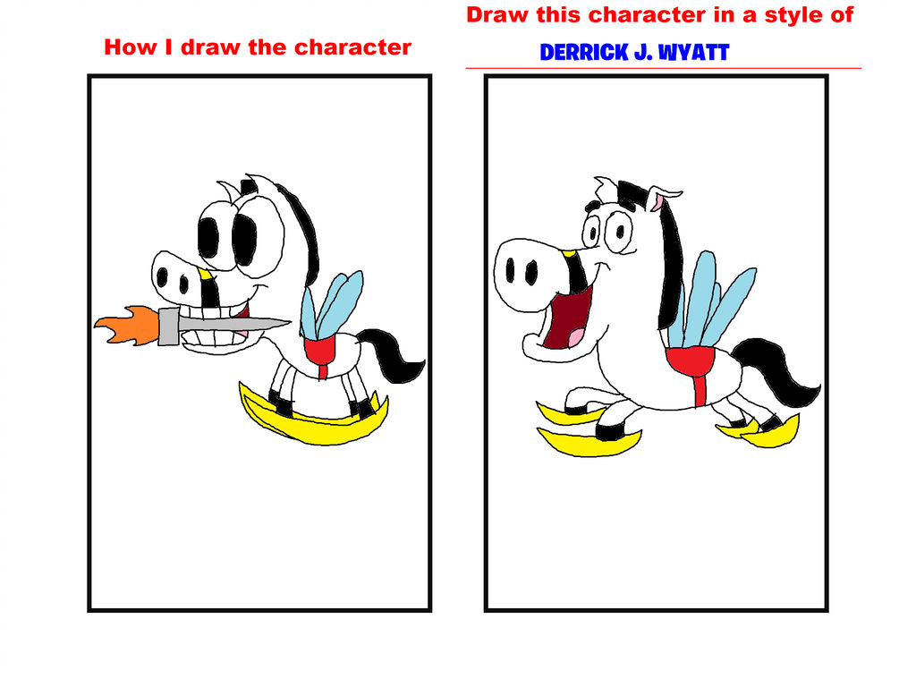 1024x768 Drawing Steedy In A Style Of Derrick J Wyatt