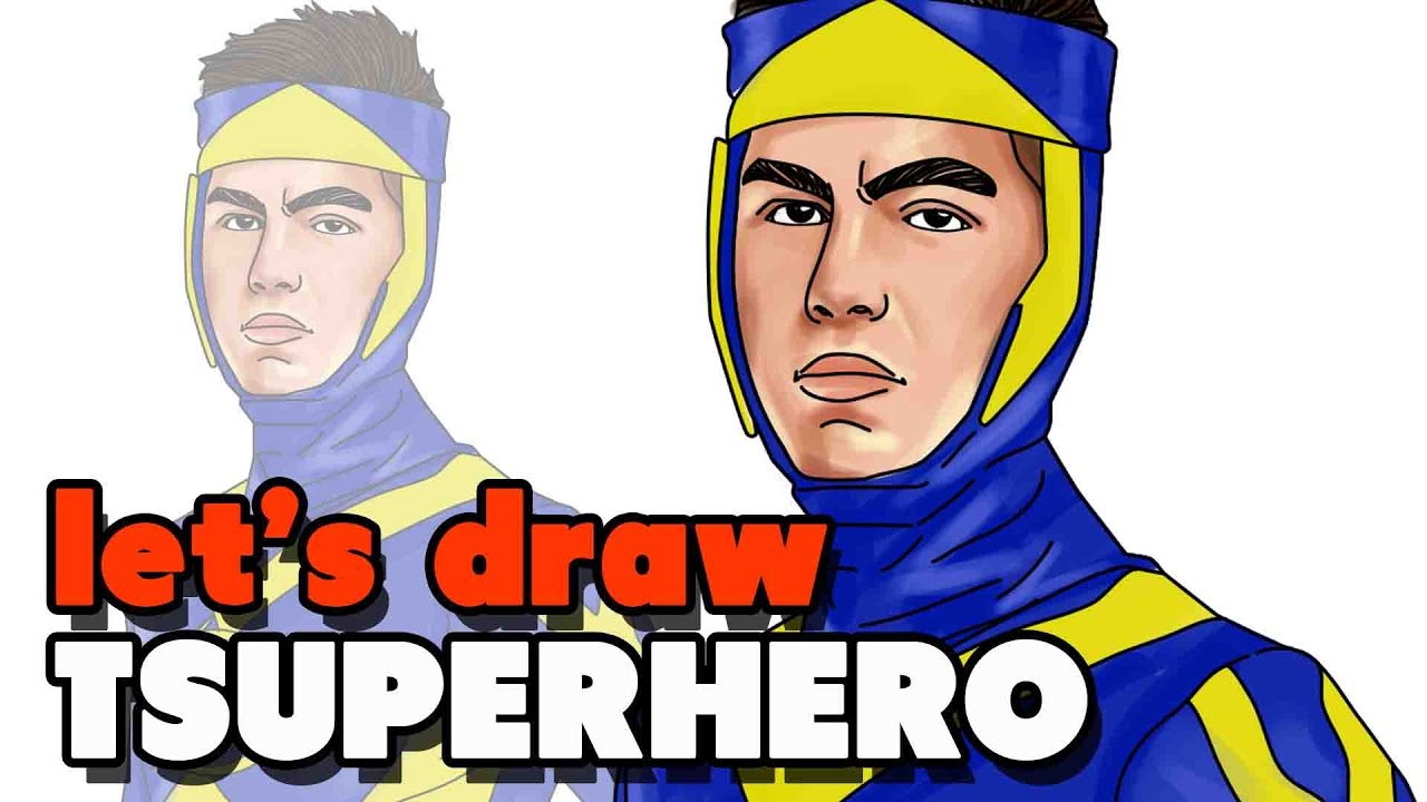1280x720 Let's Draw And Paint Derrick Monasterio As Tsuperhero