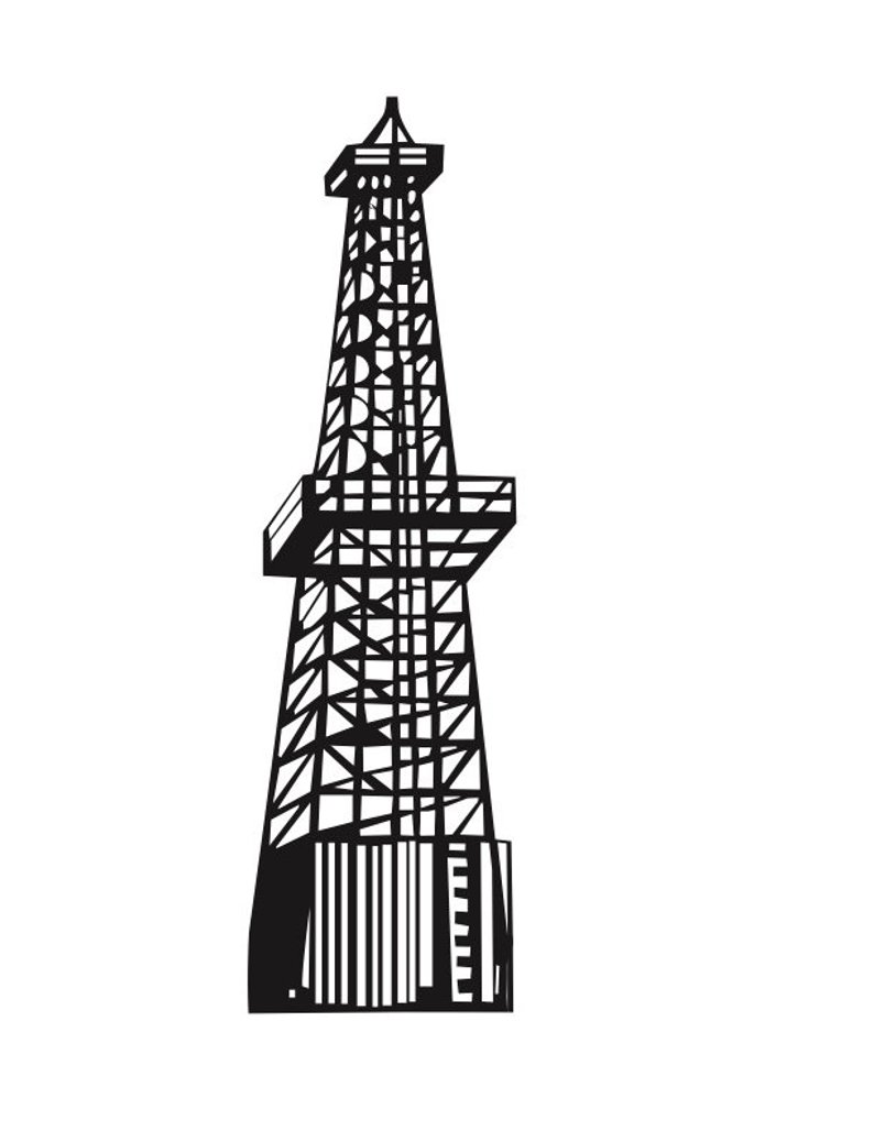 794x1028 Oilfield Derrick Oil Vector Logo Etsy