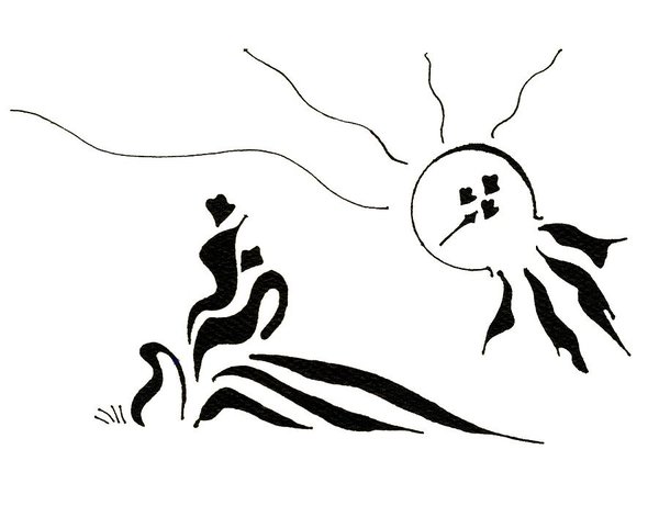 600x471 Desert Landscape Drawings