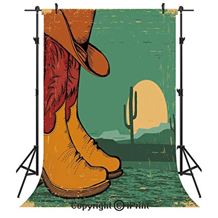 425x425 Western Photography Backdrops, Desert Landscape