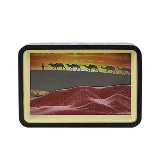 522x522 Queenie Colored Frame Flow Sand Draw With Desert