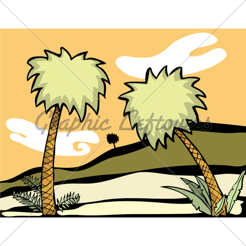 500x500 Palm Trees Gl Stock Images
