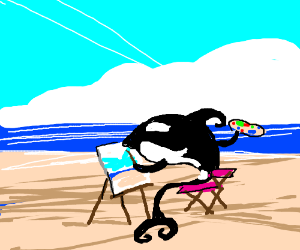 300x250 A Whale Who Is Also An Artist